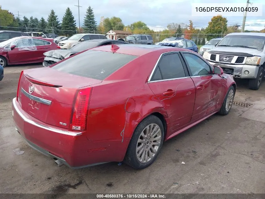 2010 Cadillac Cts Premium VIN: 1G6DP5EVXA0104059 Lot: 40580376