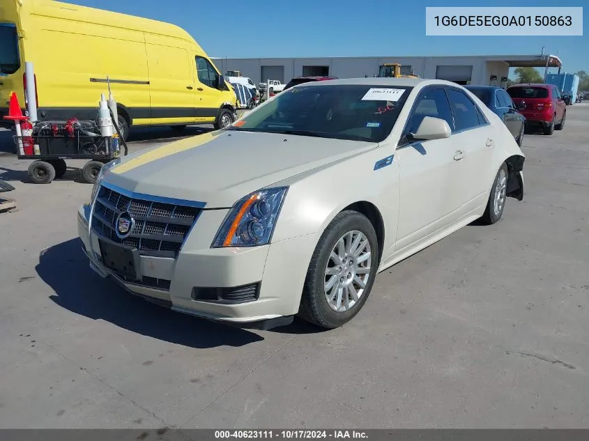 2010 Cadillac Cts Luxury VIN: 1G6DE5EG0A0150863 Lot: 40623111