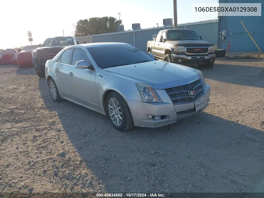 1G6DE5EGXA0129308 2010 Cadillac Cts Luxury