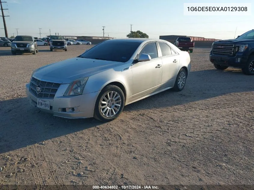 1G6DE5EGXA0129308 2010 Cadillac Cts Luxury