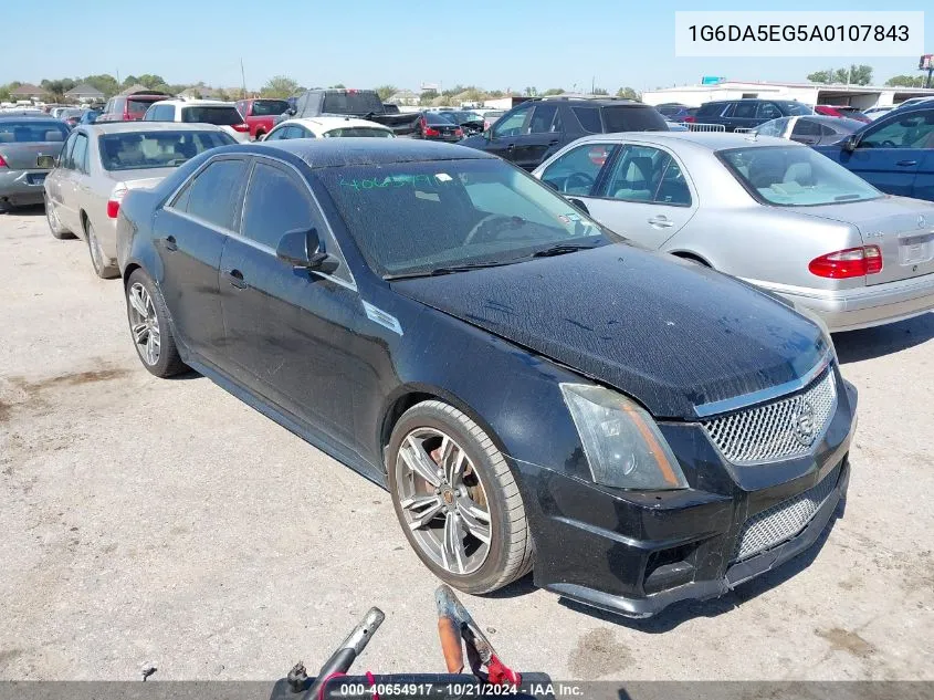 2010 Cadillac Cts VIN: 1G6DA5EG5A0107843 Lot: 40654917