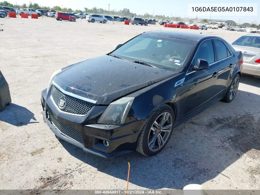 2010 Cadillac Cts VIN: 1G6DA5EG5A0107843 Lot: 40654917