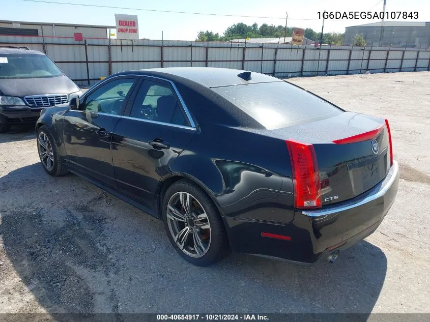 2010 Cadillac Cts VIN: 1G6DA5EG5A0107843 Lot: 40654917