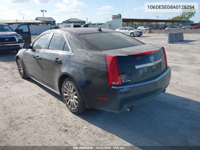 2010 Cadillac Cts Luxury VIN: 1G6DE5EG8A0128254 Lot: 40666846