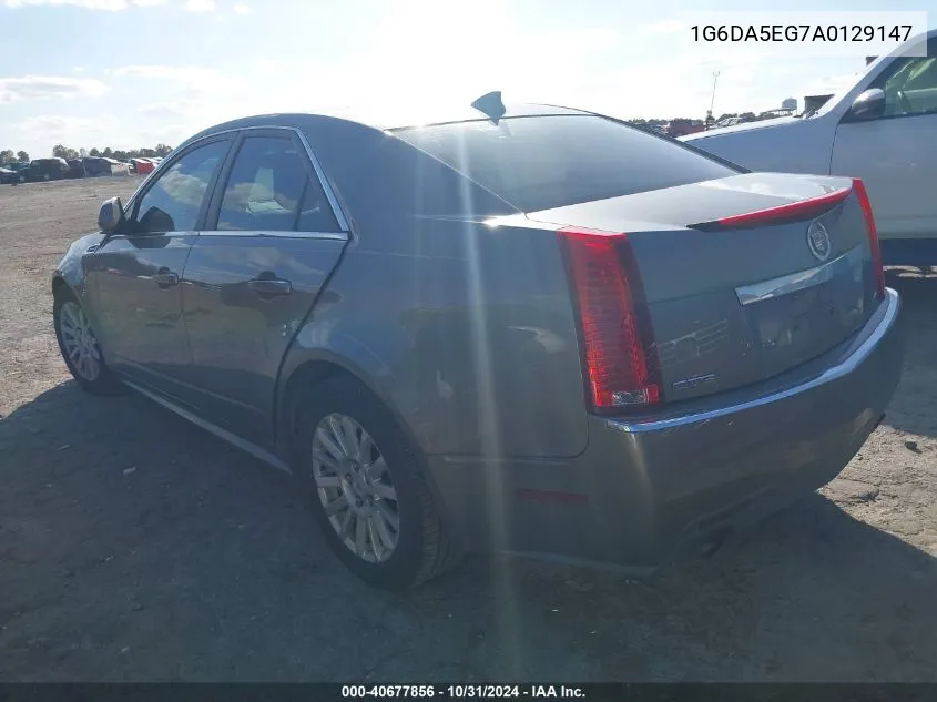 2010 Cadillac Cts Standard VIN: 1G6DA5EG7A0129147 Lot: 40677856