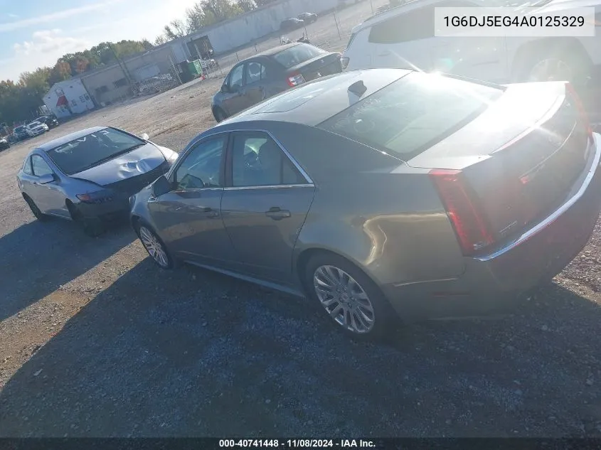 2010 Cadillac Cts Performance VIN: 1G6DJ5EG4A0125329 Lot: 40741448