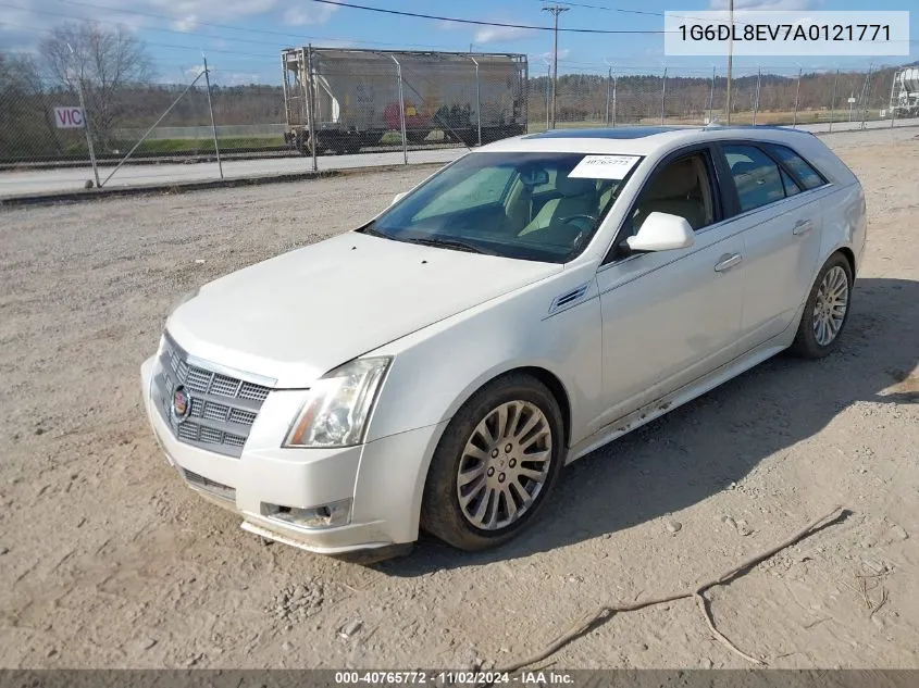 2010 Cadillac Cts Performance VIN: 1G6DL8EV7A0121771 Lot: 40765772