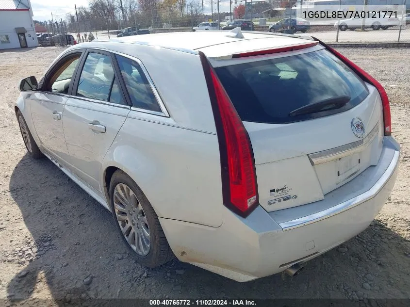 2010 Cadillac Cts Performance VIN: 1G6DL8EV7A0121771 Lot: 40765772