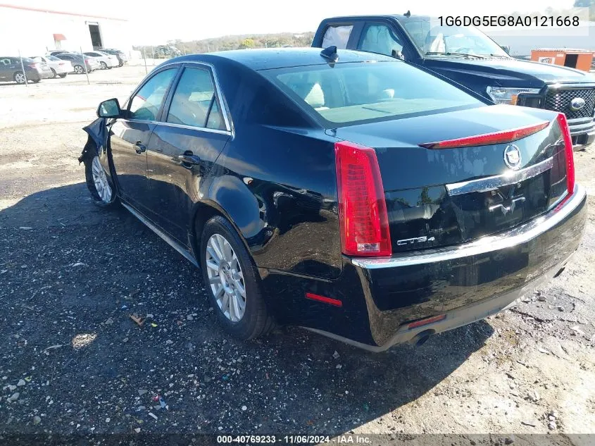 2010 Cadillac Cts Luxury VIN: 1G6DG5EG8A0121668 Lot: 40769233