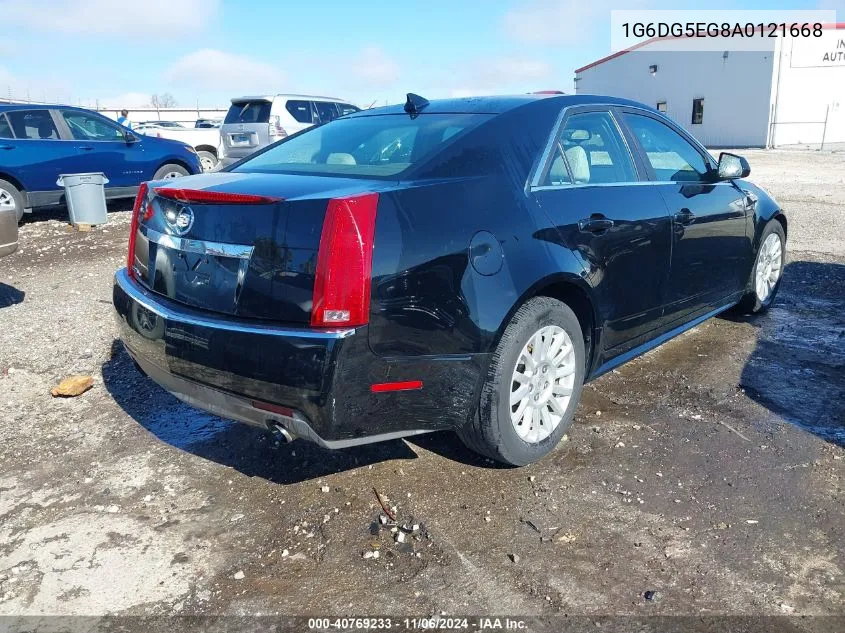 2010 Cadillac Cts Luxury VIN: 1G6DG5EG8A0121668 Lot: 40769233