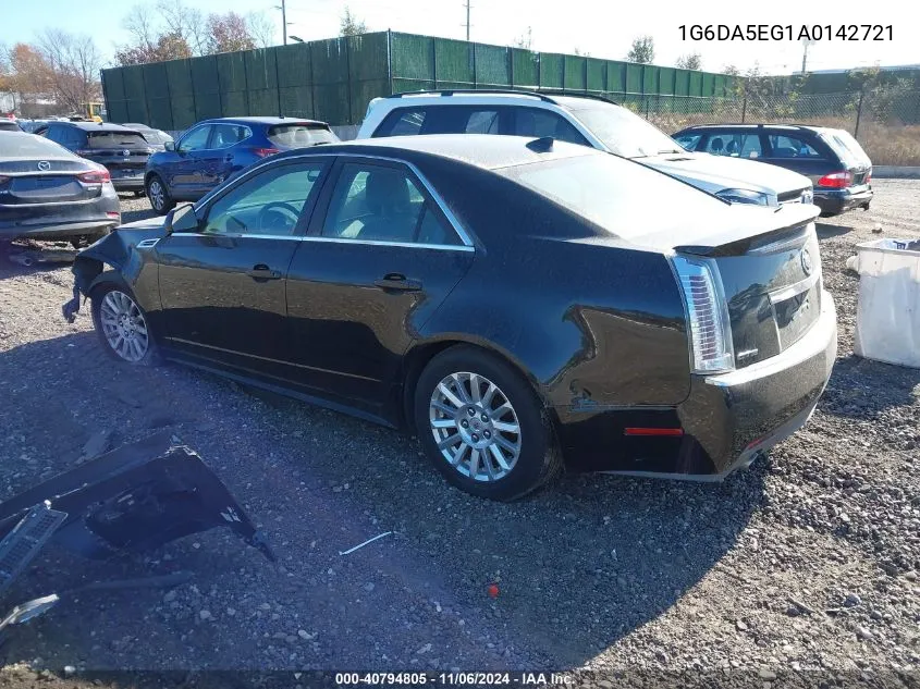 1G6DA5EG1A0142721 2010 Cadillac Cts Standard