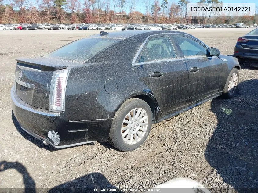 1G6DA5EG1A0142721 2010 Cadillac Cts Standard