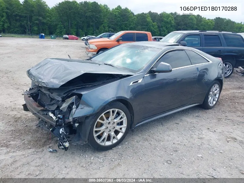 2011 Cadillac Cts Premium VIN: 1G6DP1ED1B0170288 Lot: 39537363