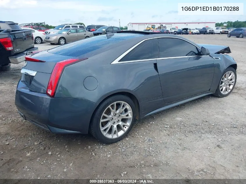 2011 Cadillac Cts Premium VIN: 1G6DP1ED1B0170288 Lot: 39537363