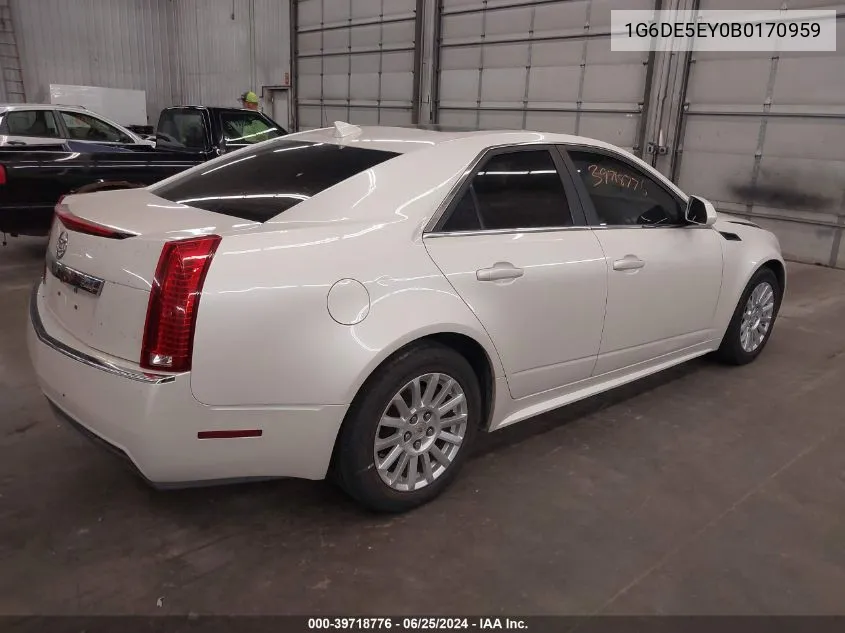 1G6DE5EY0B0170959 2011 Cadillac Cts Luxury