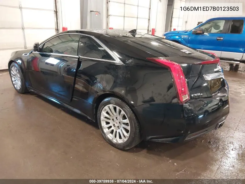 2011 Cadillac Cts Performance VIN: 1G6DM1ED7B0123503 Lot: 39759938