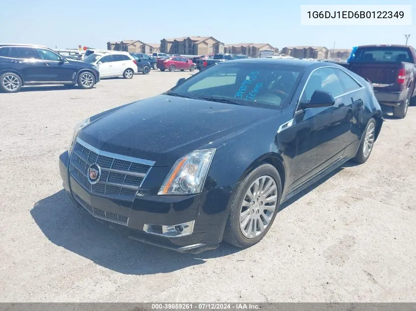 2011 Cadillac Cts Performance VIN: 1G6DJ1ED6B0122349 Lot: 39859261