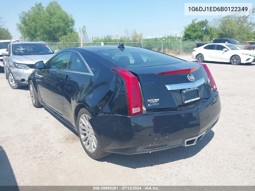 1G6DJ1ED6B0122349 2011 Cadillac Cts Performance