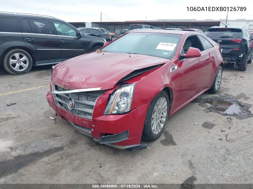 2011 Cadillac Cts Standard VIN: 1G6DA1EDXB0126789 Lot: 39898900