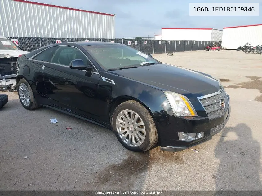 2011 Cadillac Cts Performance VIN: 1G6DJ1ED1B0109346 Lot: 39917183