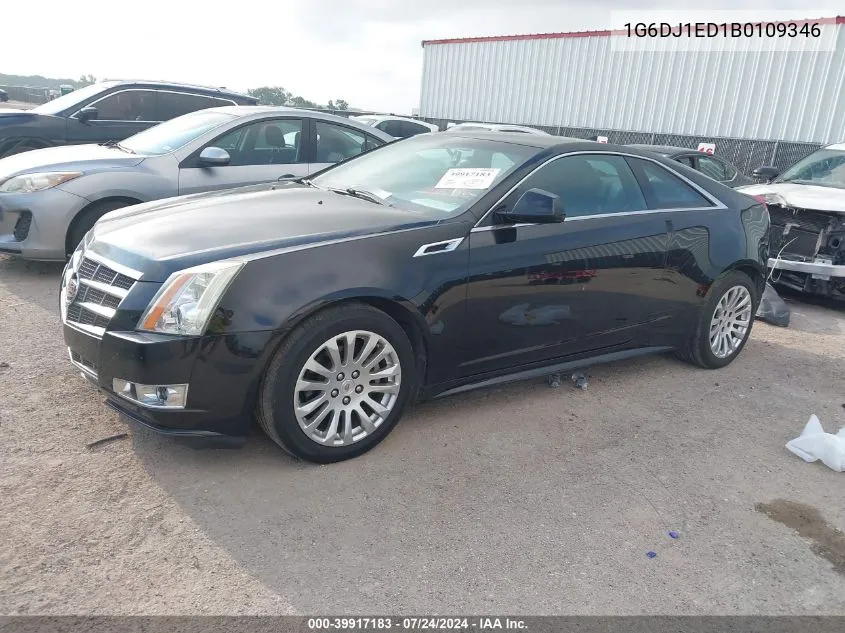 1G6DJ1ED1B0109346 2011 Cadillac Cts Performance