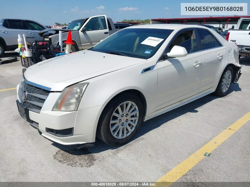 2011 Cadillac Cts Luxury VIN: 1G6DE5EY9B0168028 Lot: 40010029