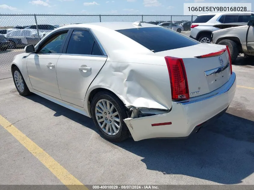 1G6DE5EY9B0168028 2011 Cadillac Cts Luxury