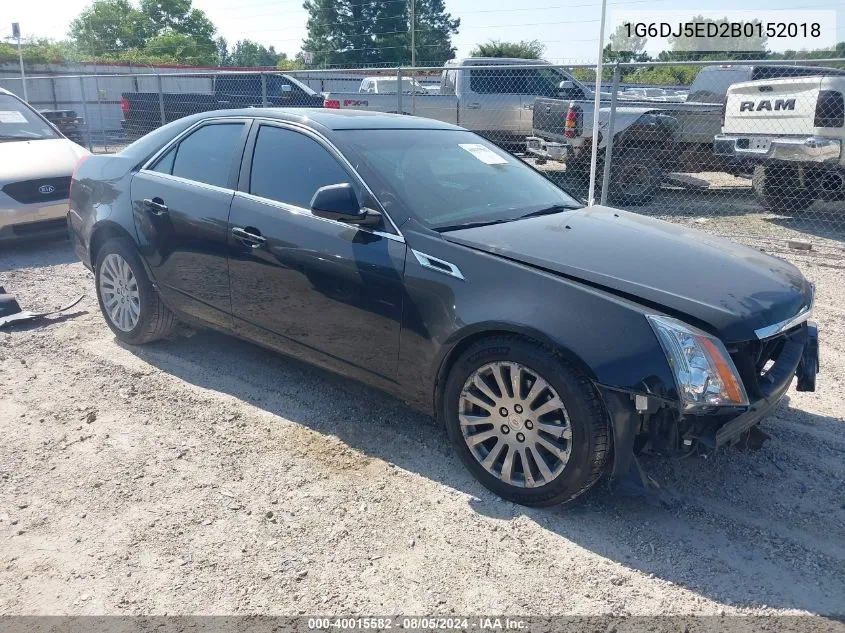 1G6DJ5ED2B0152018 2011 Cadillac Cts Standard