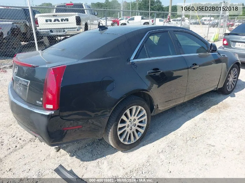 1G6DJ5ED2B0152018 2011 Cadillac Cts Standard