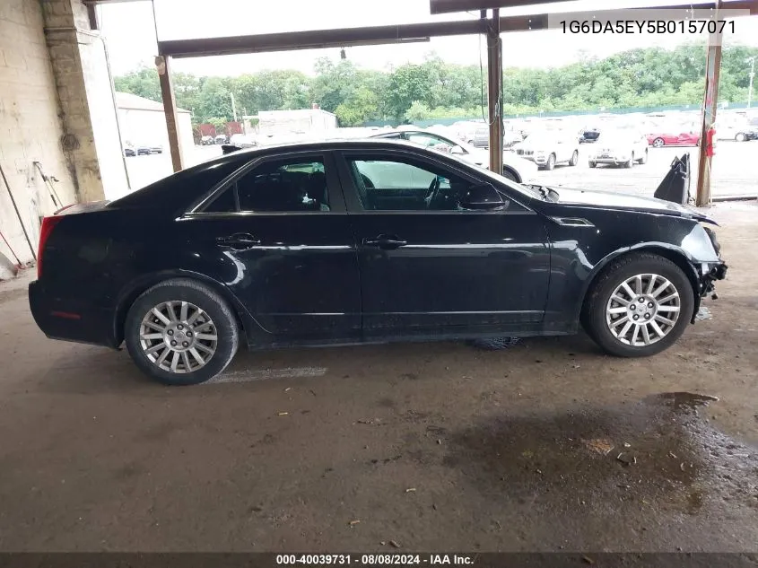 2011 Cadillac Cts Standard VIN: 1G6DA5EY5B0157071 Lot: 40039731