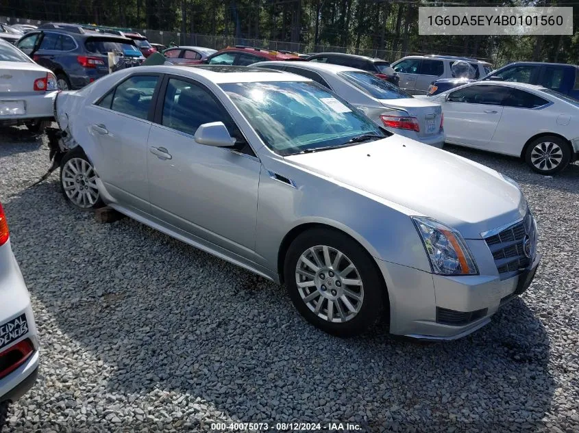 2011 Cadillac Cts Standard VIN: 1G6DA5EY4B0101560 Lot: 40075073