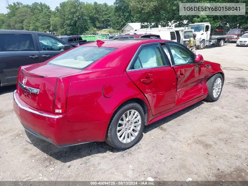 1G6DE5EY6B0158041 2011 Cadillac Cts Luxury Collection