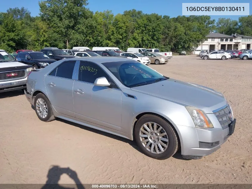 2011 Cadillac Cts Standard VIN: 1G6DC5EY8B0130411 Lot: 40096703