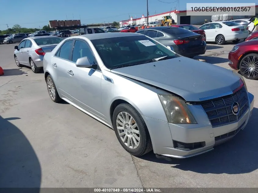 2011 Cadillac Cts Luxury VIN: 1G6DE5EY9B0162567 Lot: 40107849