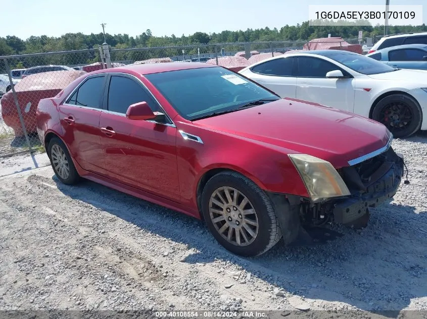 2011 Cadillac Cts VIN: 1G6DA5EY3B0170109 Lot: 40108554