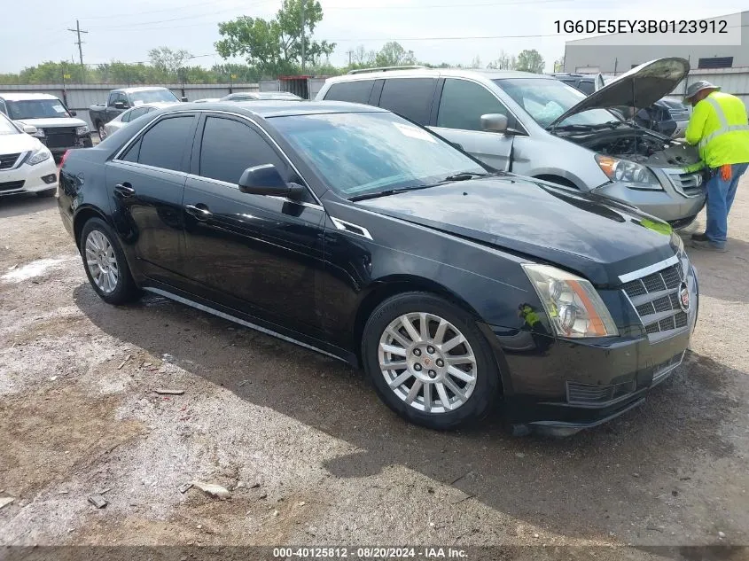 2011 Cadillac Cts Luxury VIN: 1G6DE5EY3B0123912 Lot: 40125812