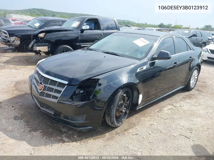 2011 Cadillac Cts Luxury VIN: 1G6DE5EY3B0123912 Lot: 40125812