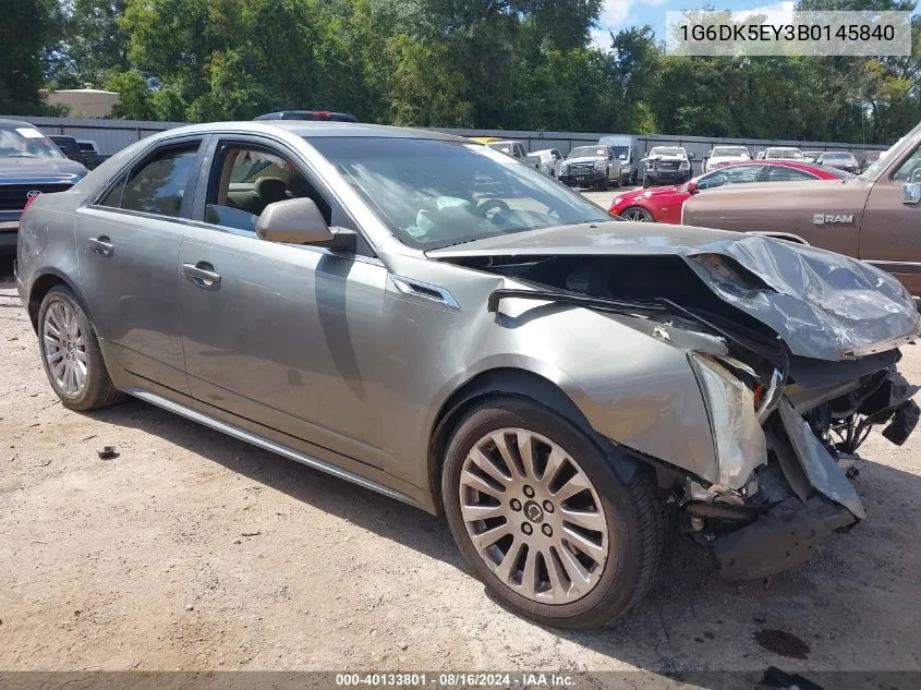 2011 Cadillac Cts Performance VIN: 1G6DK5EY3B0145840 Lot: 40133801