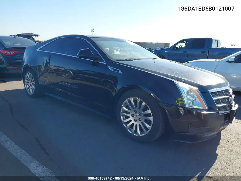 2011 Cadillac Cts Standard VIN: 1G6DA1ED6B0121007 Lot: 40139742