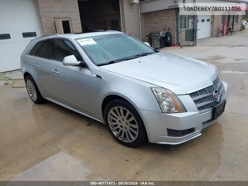 1G6DE8EY7B0111036 2011 Cadillac Cts Luxury