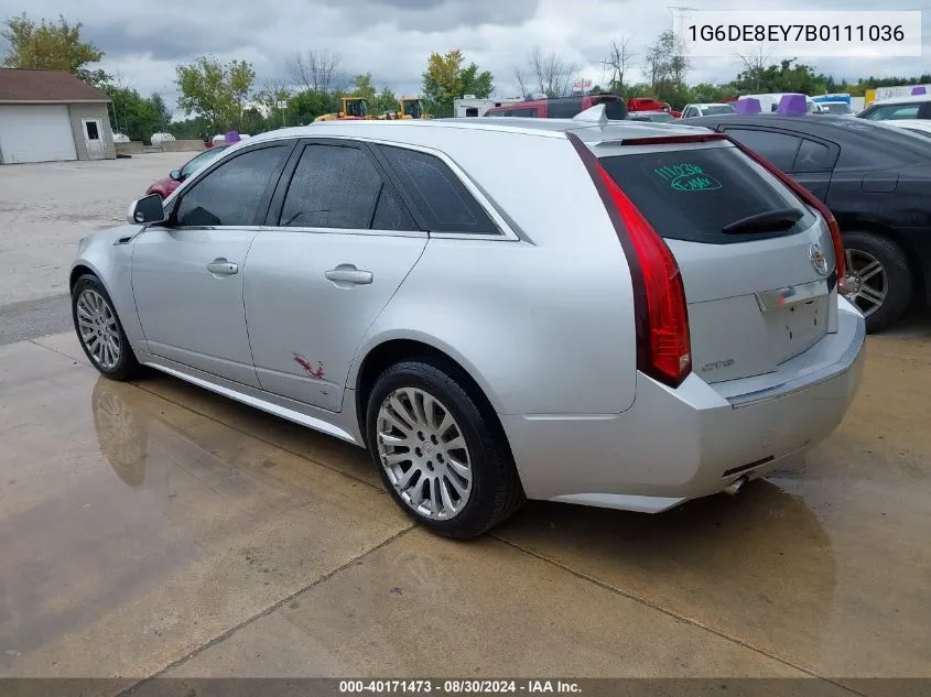 1G6DE8EY7B0111036 2011 Cadillac Cts Luxury