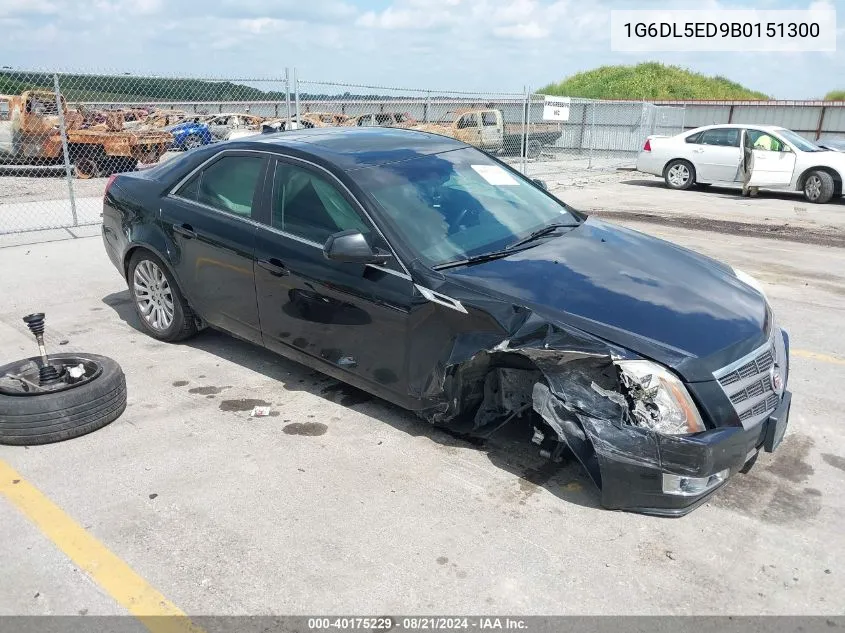 2011 Cadillac Cts Standard VIN: 1G6DL5ED9B0151300 Lot: 40175229