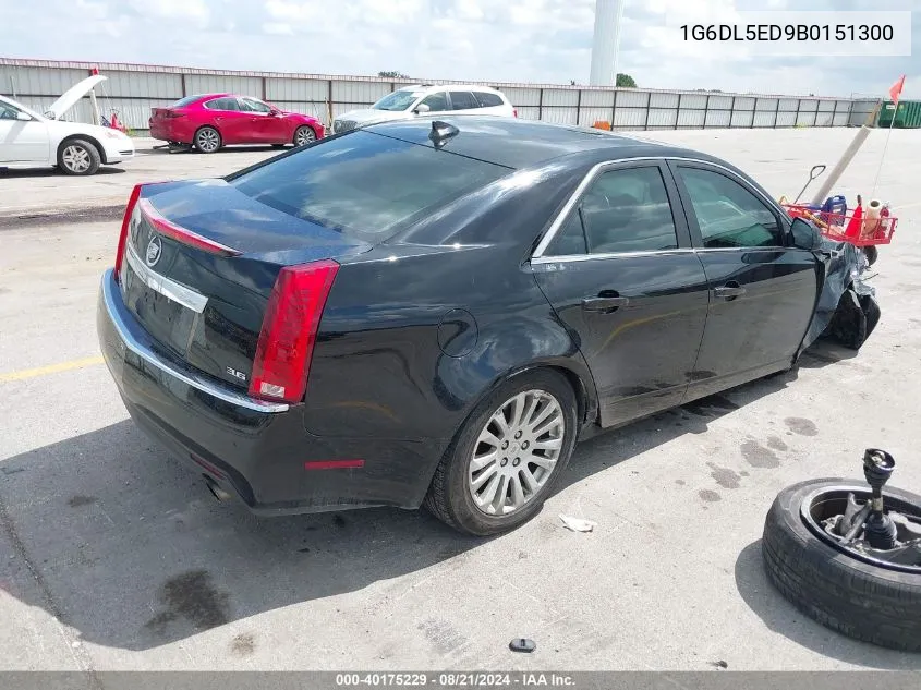 2011 Cadillac Cts Standard VIN: 1G6DL5ED9B0151300 Lot: 40175229