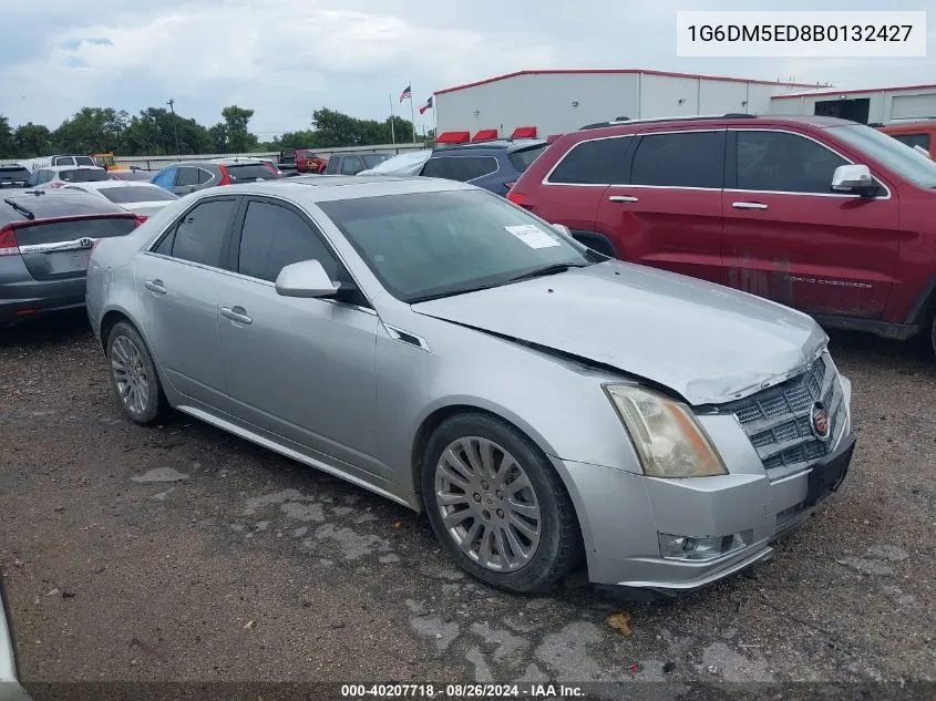 2011 Cadillac Cts Standard VIN: 1G6DM5ED8B0132427 Lot: 40207718