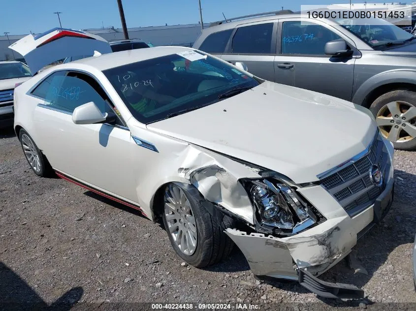 1G6DC1ED0B0151453 2011 Cadillac Cts Standard