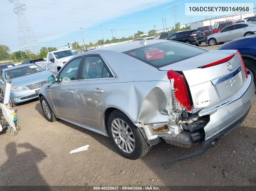 2011 Cadillac Cts Standard VIN: 1G6DC5EY7B0164968 Lot: 40228637