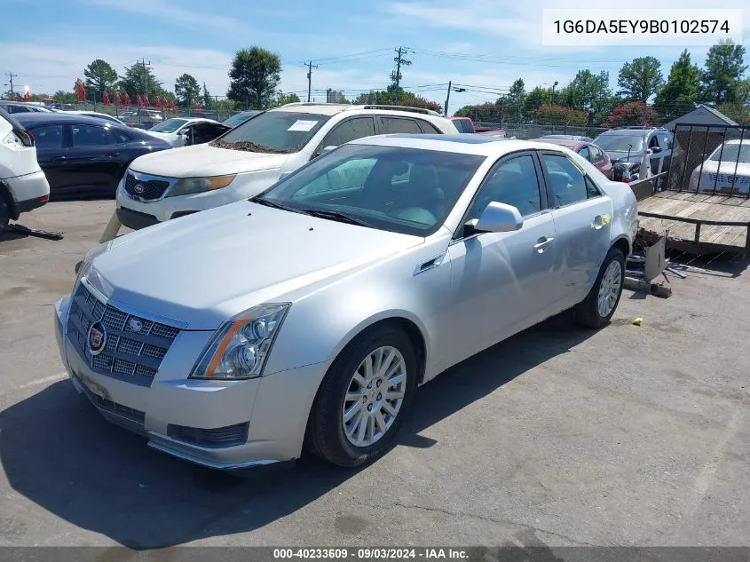 2011 Cadillac Cts Standard VIN: 1G6DA5EY9B0102574 Lot: 40233609