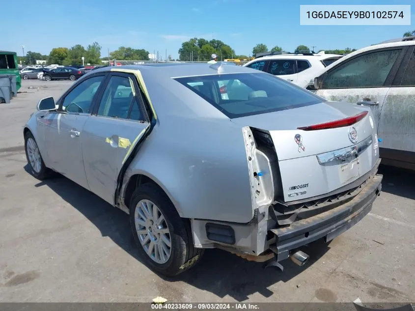 2011 Cadillac Cts Standard VIN: 1G6DA5EY9B0102574 Lot: 40233609