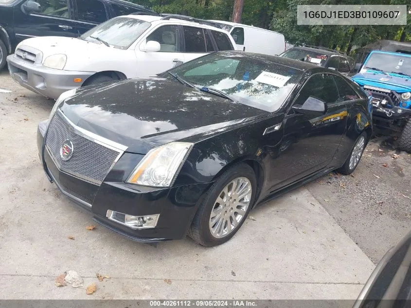 2011 Cadillac Cts Performance VIN: 1G6DJ1ED3B0109607 Lot: 40261112