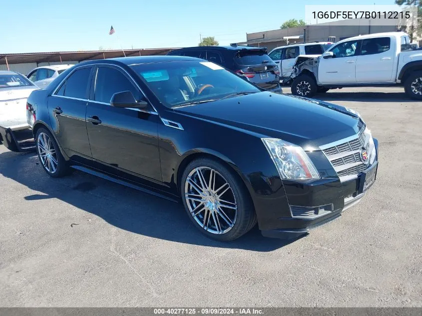 1G6DF5EY7B0112215 2011 Cadillac Cts Luxury